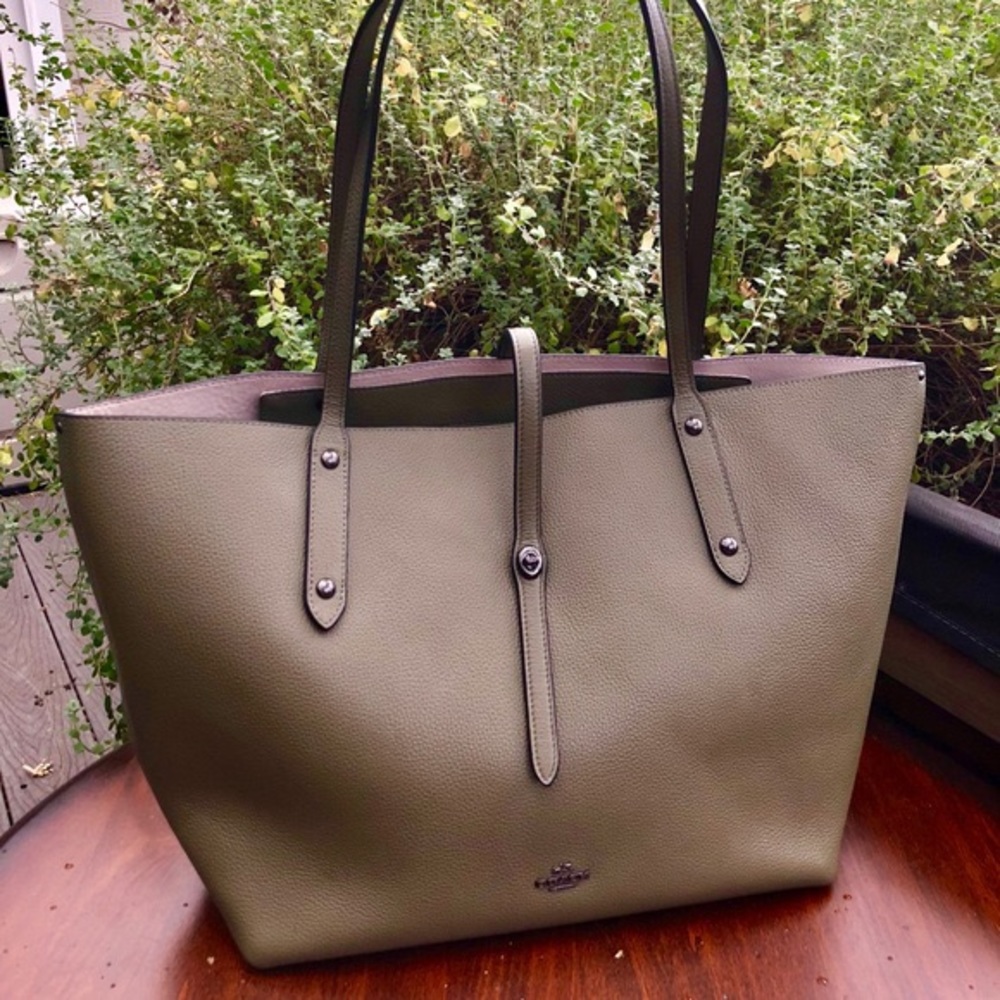 COACH Olive Green Market Tote ($350 VALUE)